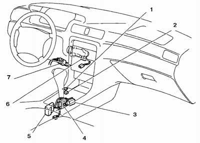  Система блокировки рычага переключения передач Toyota Camry